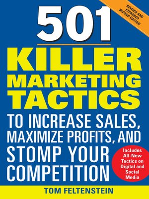 cover image of 501 Killer Marketing Tactics to Increase Sales, Maximize Profits, and Stomp Your Competition
